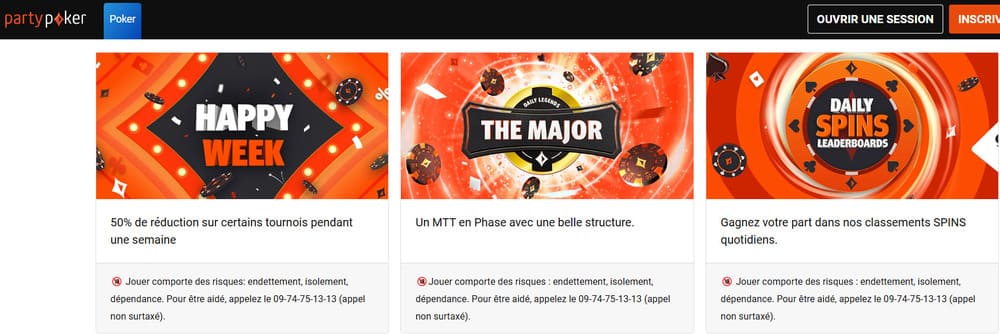 promotions du casino paysafecard partypoker France